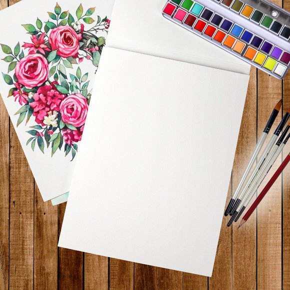 Pagos Watercolor Paper Pad 2 pk x 30 Sheets 9"x12" - Picture 6 of 7